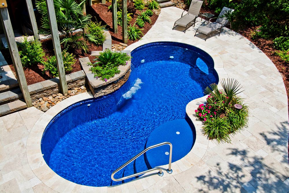 Liberty Fiberglass Finesse inground pool